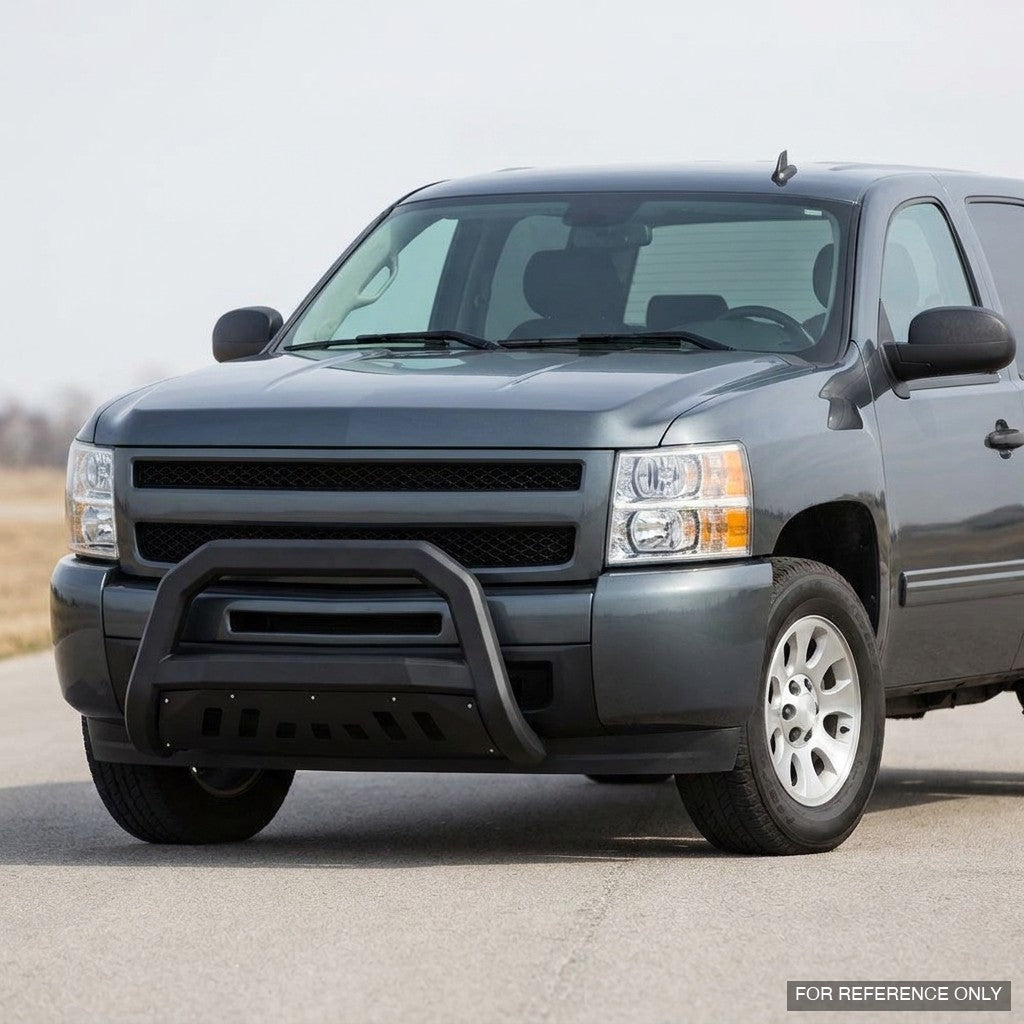 2007-2020 Chevrolet Silverado 1500/Tahoe/Suburban & GMC Sierra 1500/Yukon Advanced Series Bull Guard w/ Skid Plate — Matte Black