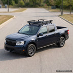 2022-2025 Ford Maverick Low Profile Roof Basket — Drill-Free Steel, Matte Black