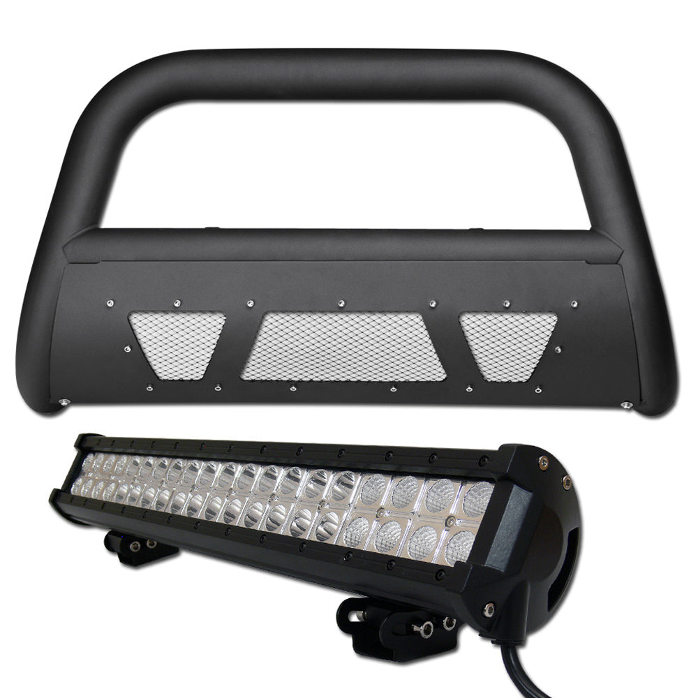 1997-2004 Ford F-150 Bull Guard w/ LED Light Bar - Matte Black