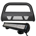 2021-2024 Ford Bronco Studded Mesh Bull Guard Matte Black w/ LED Bar