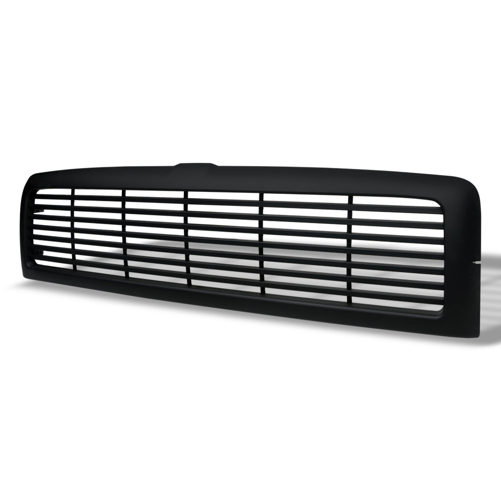 1994-2001 Dodge Ram 1500 & 1994-2002 Dodge Ram 2500/3500 Horizontal Front Grille Matte Black