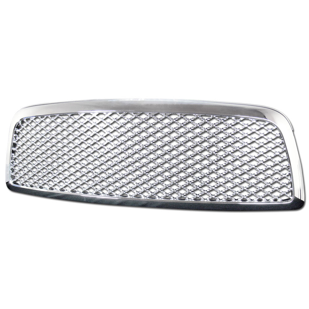 2009-2010 Dodge Ram 1500 & 2011-2012 Ram 1500 Front Grille - Chrome Mesh Style