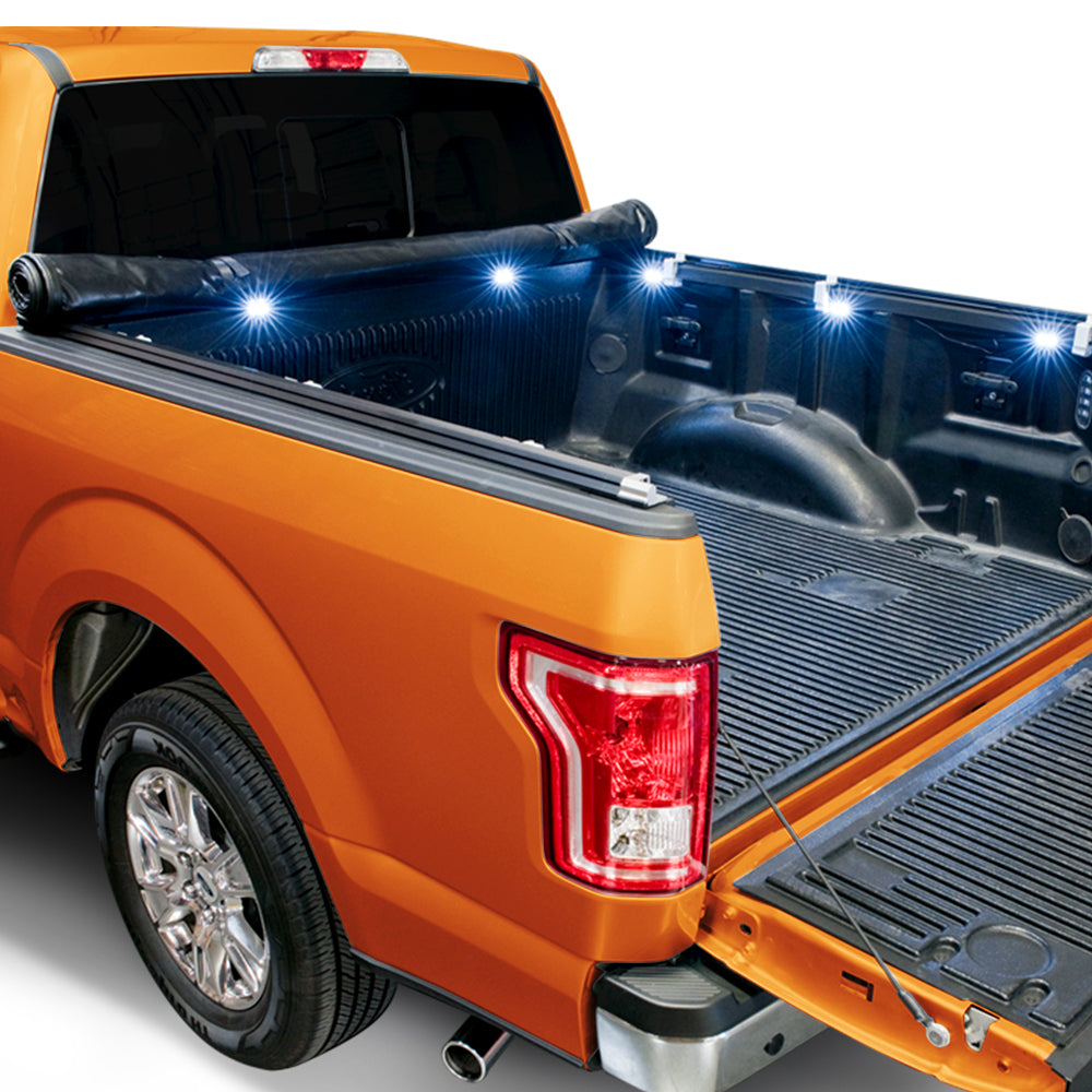 1983-2011 Ford Ranger 6 ft Bed Roll-Up Tonneau Cover Combo w/ LED