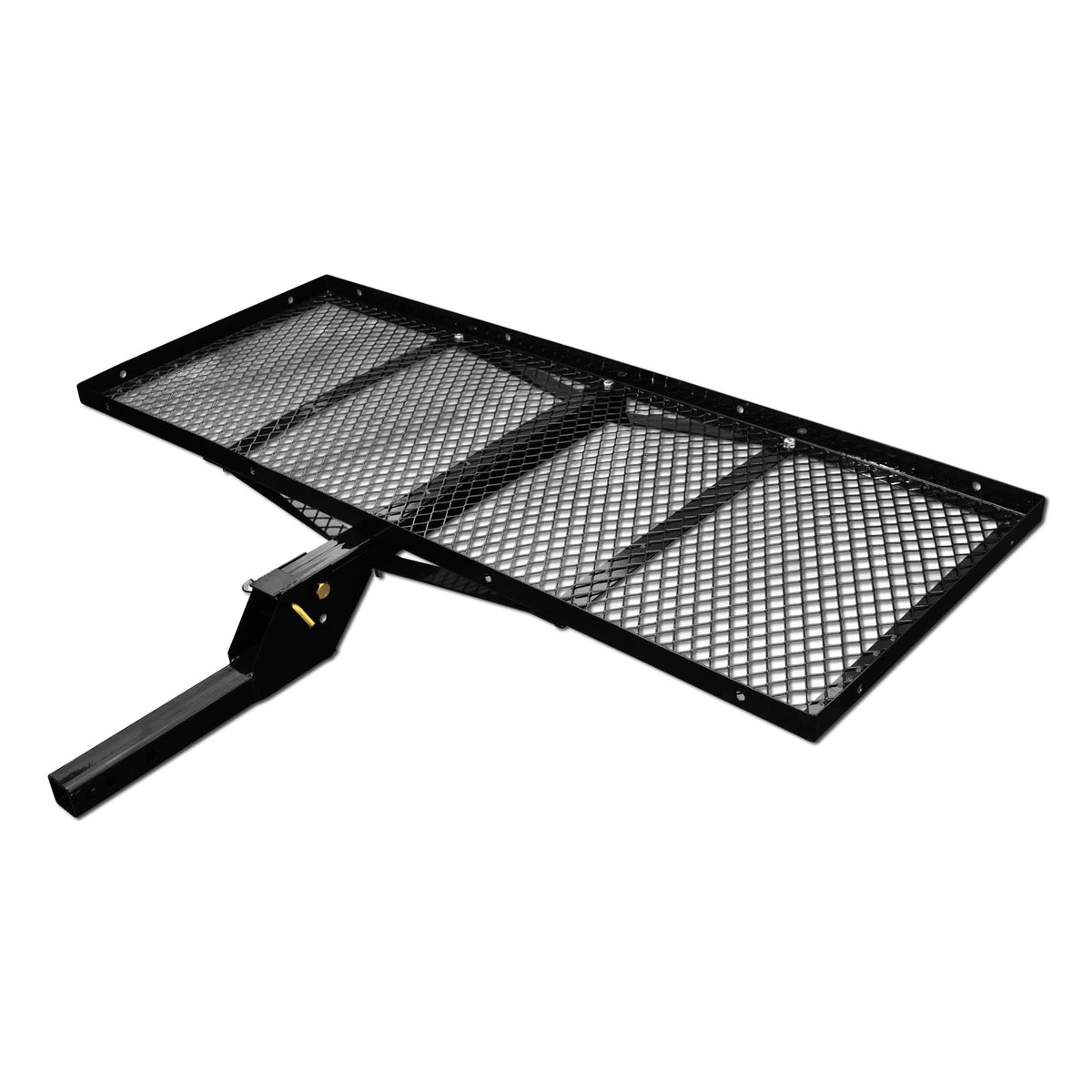 2 in. Receiver Hitch Cargo Carrier 300 lb Fold-Up Tray, 23 x 59 in. - Black