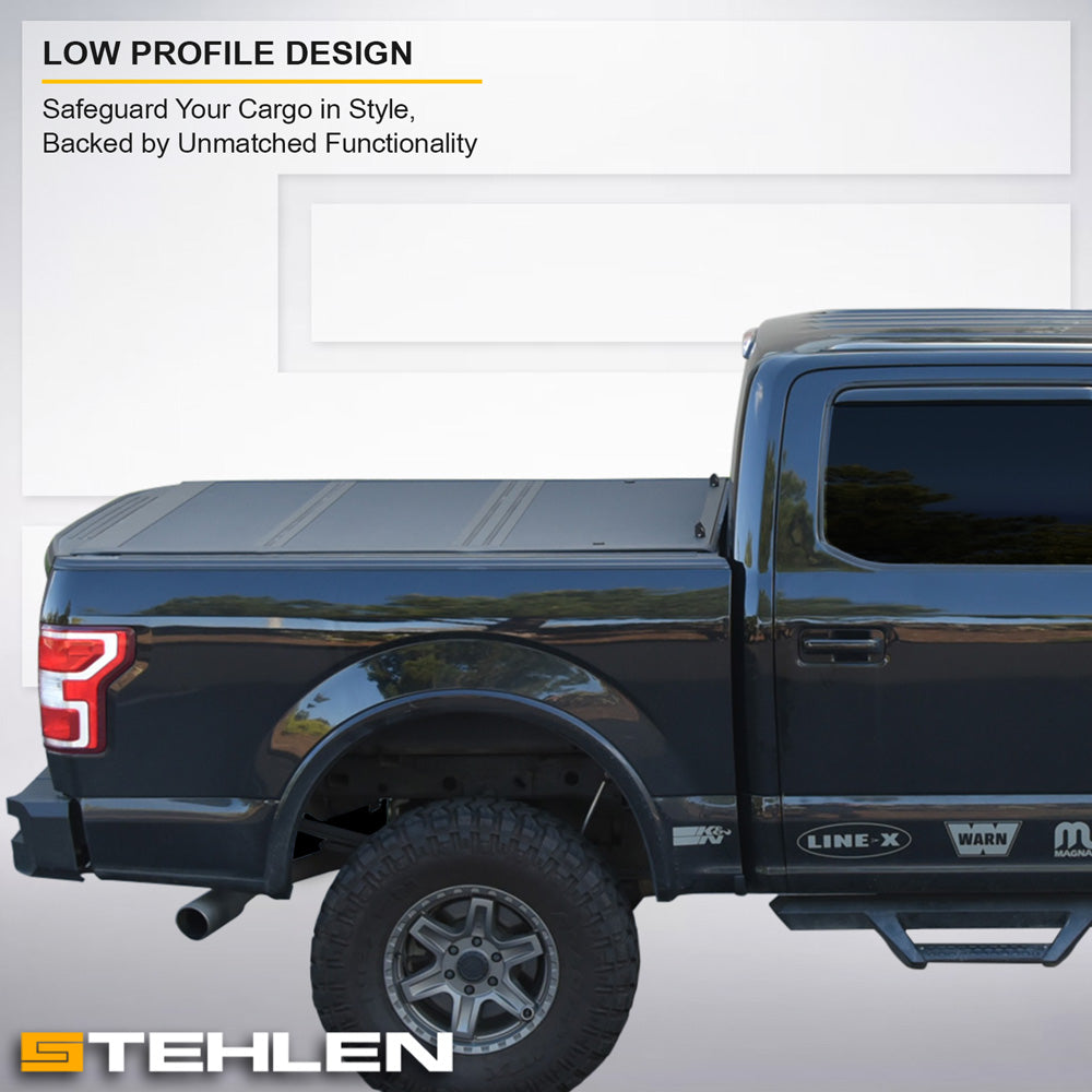 2022-2026 Toyota Tundra 5.5 ft Bed Tonneau Cover - Hard Tri-Fold