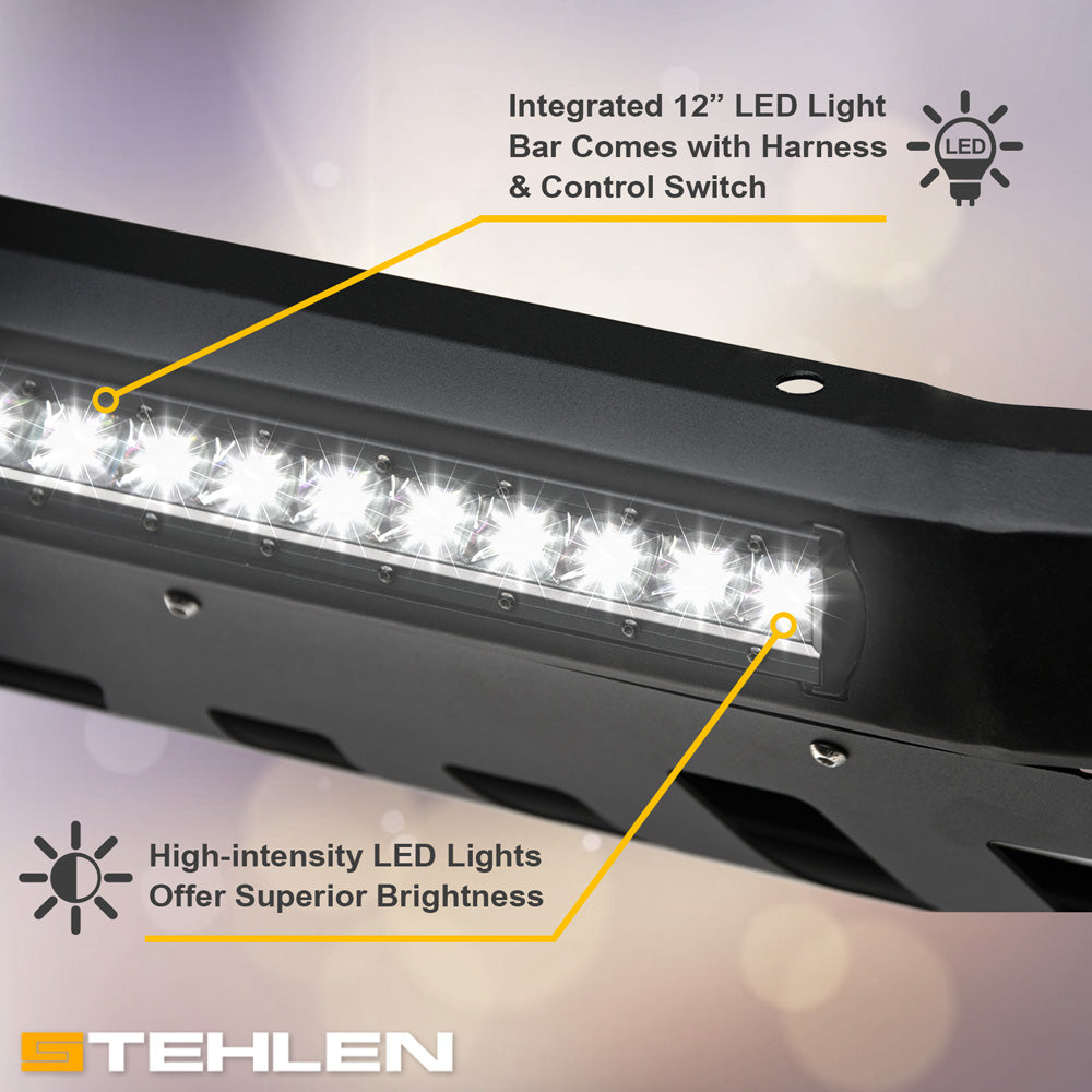1994-2001 Dodge Ram 1500 & 1994-2002 Dodge Ram 2500/3500 Bull Guard w/ LED Light Bar
