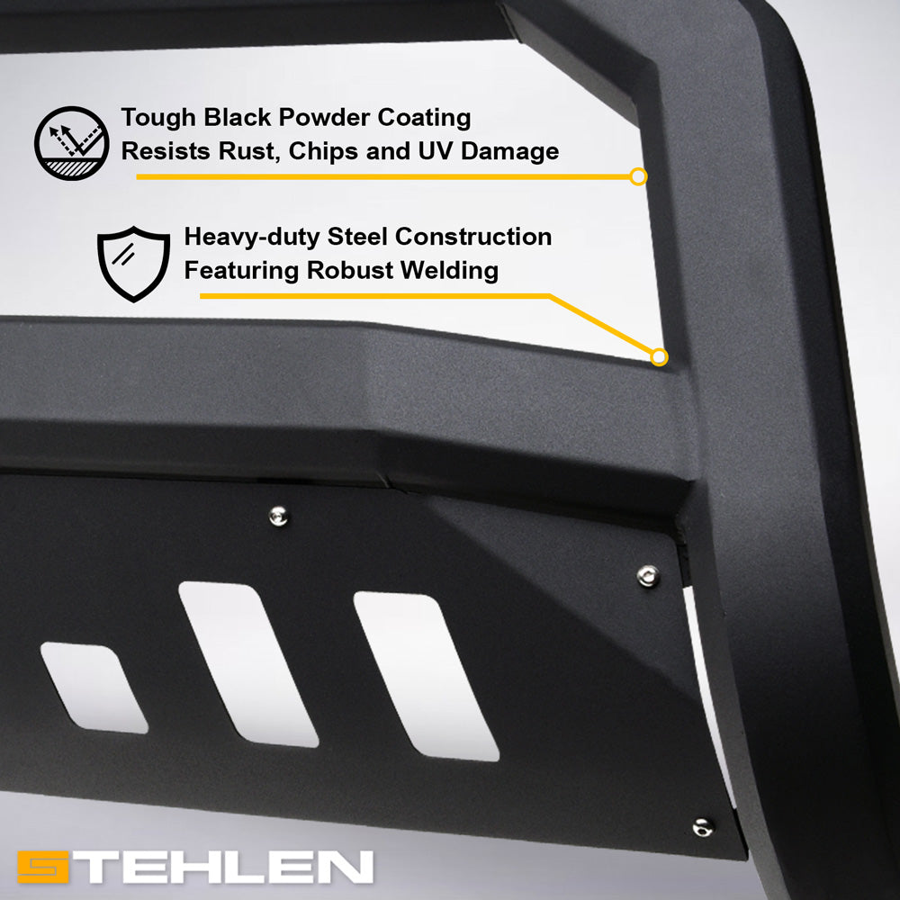 2007-2010 Chevy/GMC Silverado/Sierra 2500 HD 3500 HD Advanced Bull Guard - Matte Black