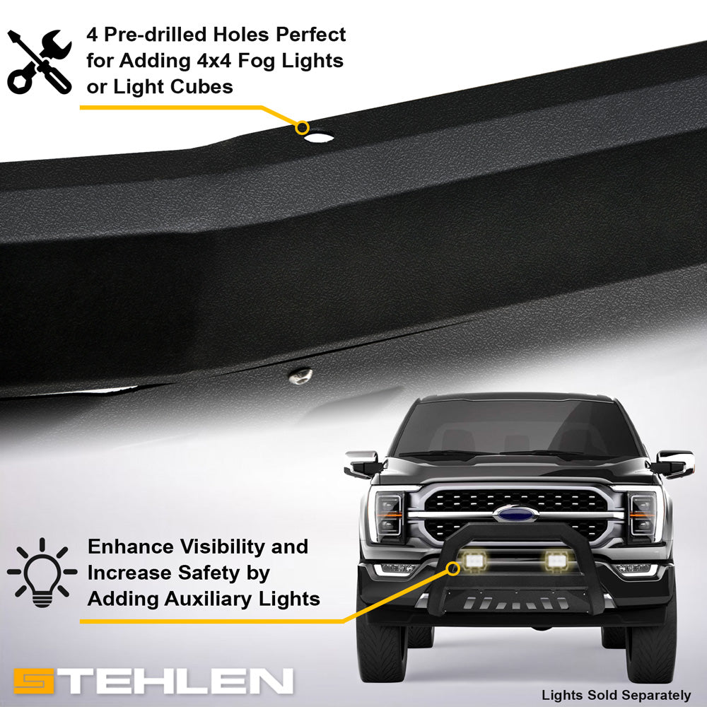 1997-2004 Ford F-150 F-250 Expedition Advanced Bull Guard - Black