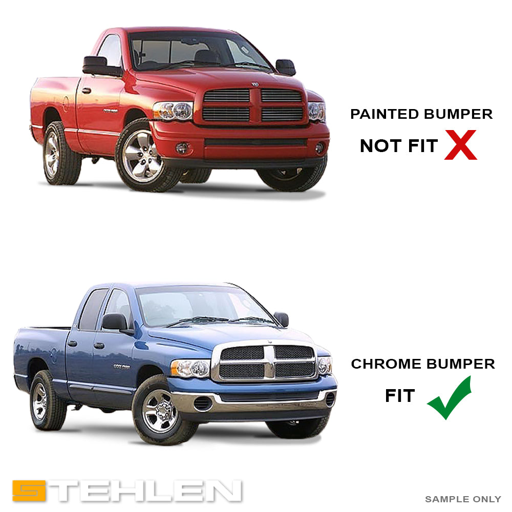 2003-2009 Dodge Ram 2500/3500 & 2002-2008 Dodge Ram 1500 Bull Guard w/ Skid Plate - Matte Black
