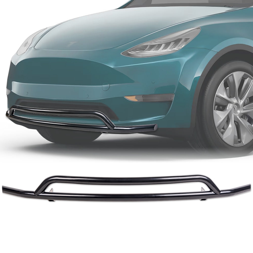 2020-2024 Tesla Model Y Front Bumper Guard Steel - Black