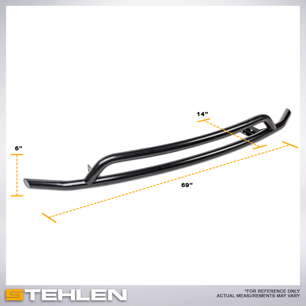 2020-2024 Tesla Model Y Front Bumper Guard Steel - Black