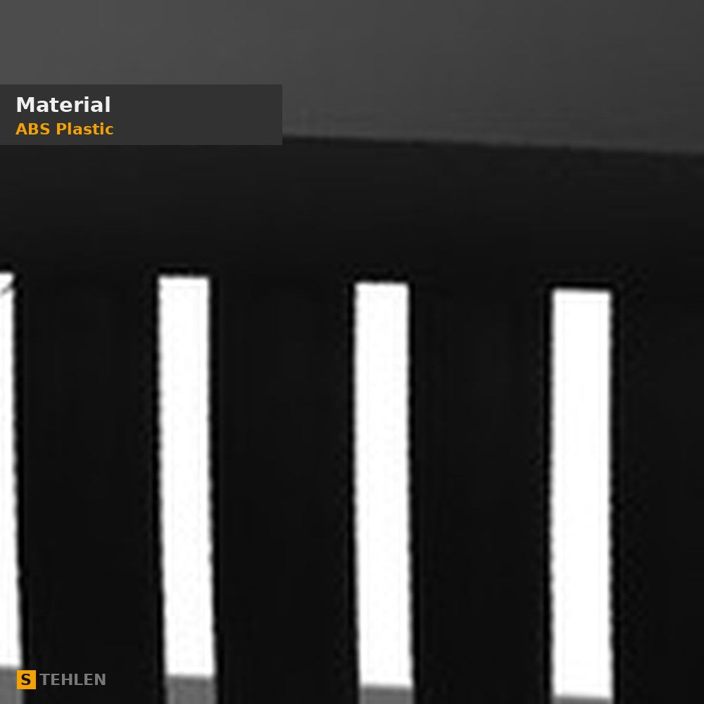 1998-2002 Lincoln Navigator Vertical Style Front Grille — Black — detail