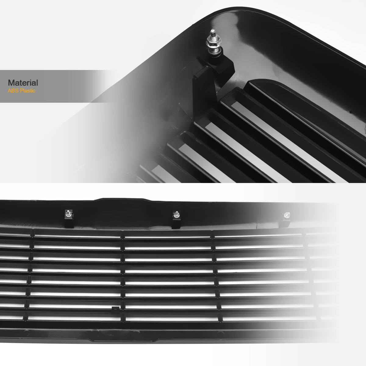 1994-2001 Dodge Ram 1500 & 1994-2002 Dodge Ram 2500/3500 Horizontal Front Grille Matte Black
