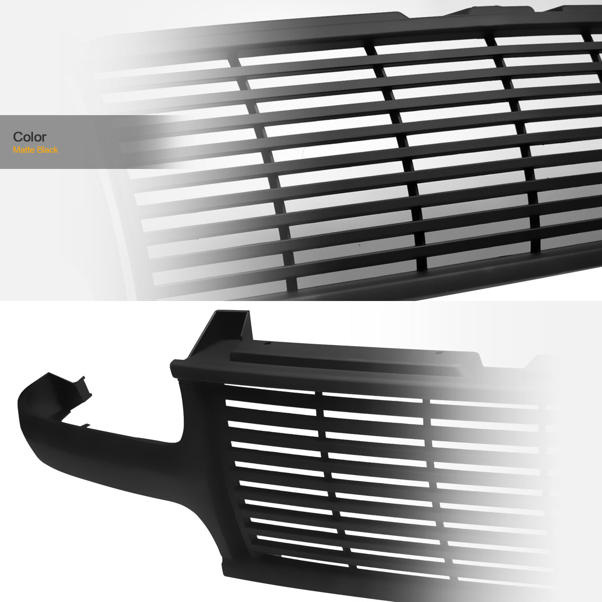 1999-2002 Chevrolet Silverado & 2000-2006 Tahoe/Suburban Front Grille - Matte Black