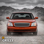2000-2005 Cadillac DeVille Mesh Front Grille — Chrome — installed