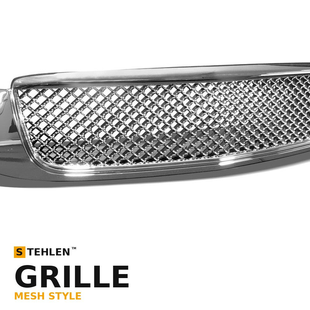 2000-2005 Cadillac DeVille Mesh Front Grille — Chrome