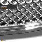 2000-2005 Cadillac DeVille Mesh Front Grille — Chrome — detail