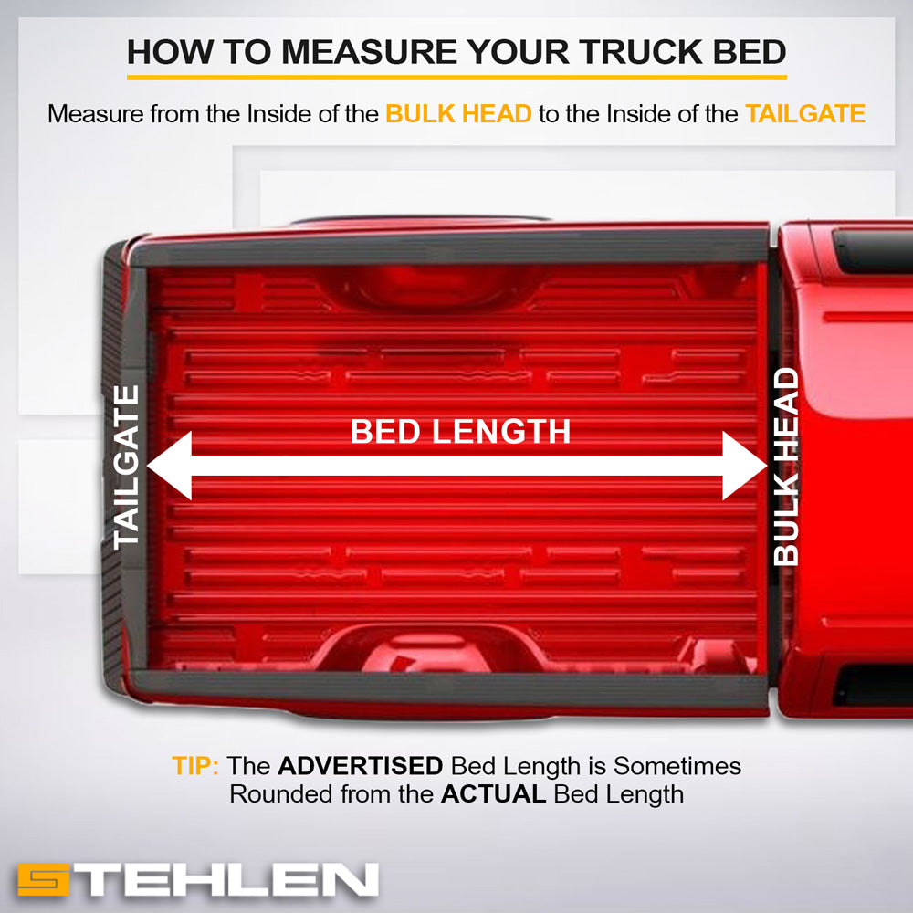 2005-2021 Nissan Frontier 5 ft Bed Tri-Fold Tonneau Cover w/ LED