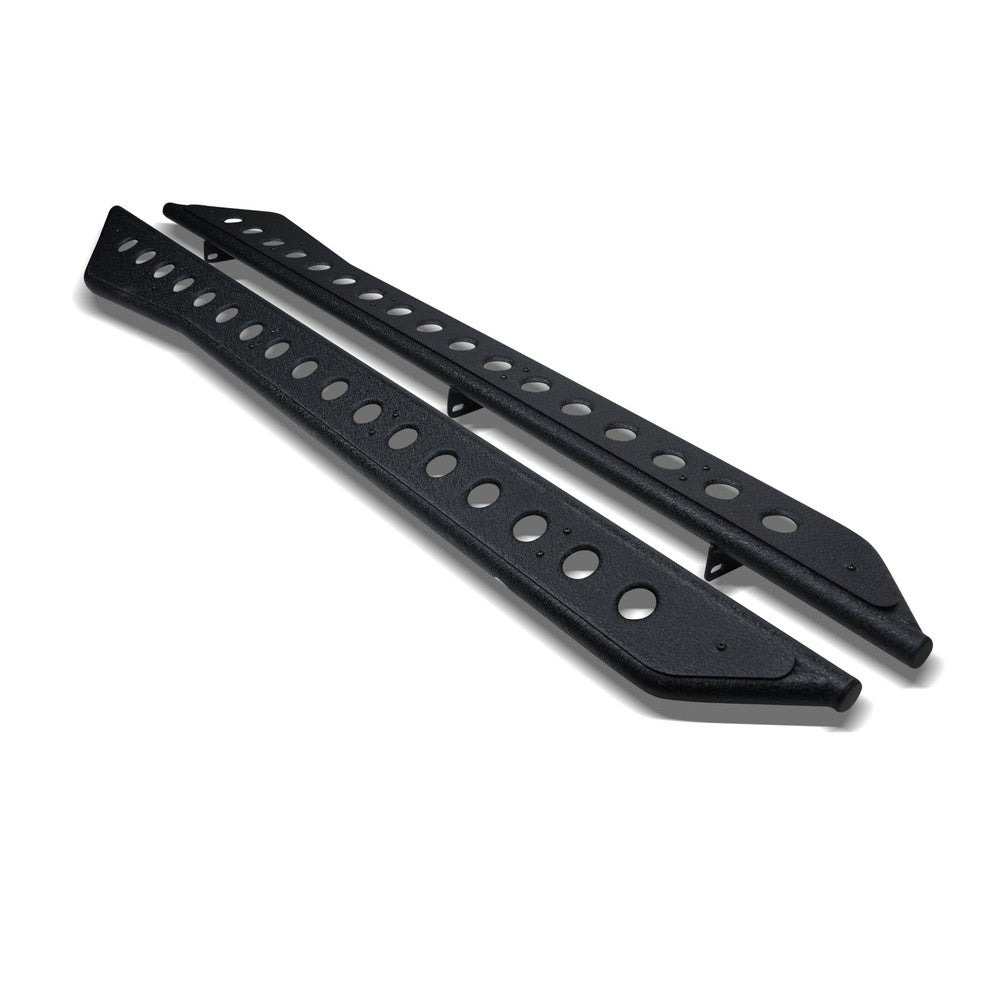Rock Slider Side Step Bars — Texture Black — cutout