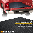 2022-2026 Rivian R1T 4.5 ft Bed Rubber Bed Mat 2PC w/ Frunk Mat