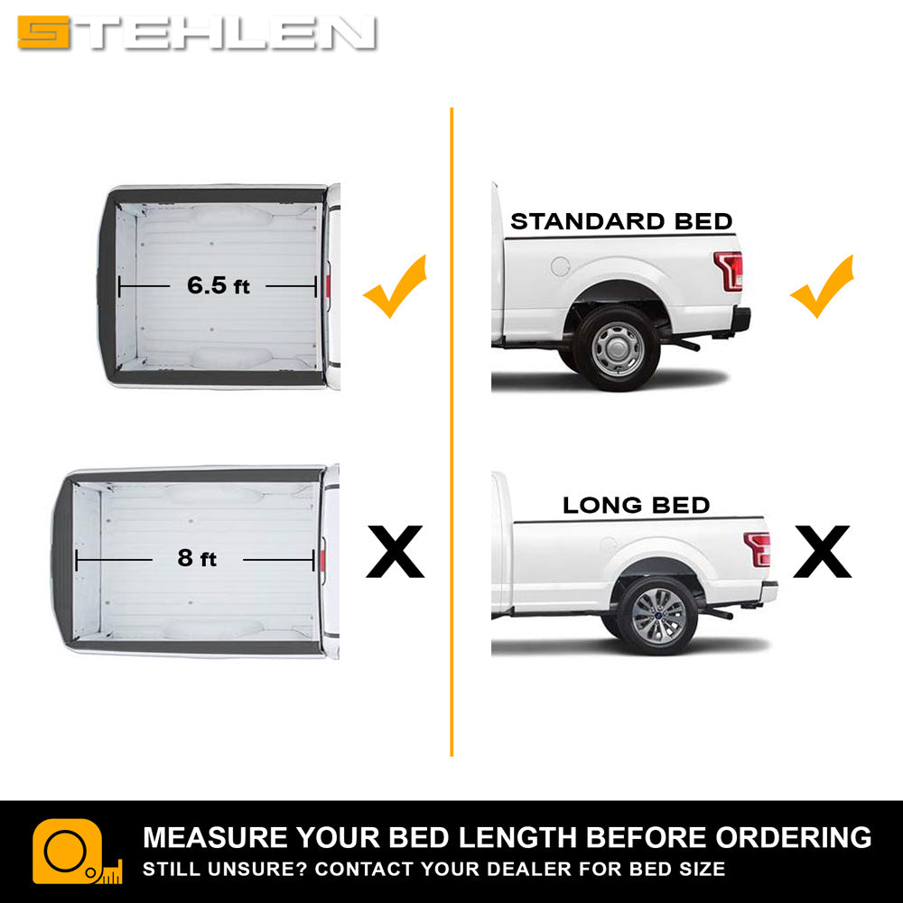 1988-1993 Chevrolet & GMC C/K 1500-3500 6.5 ft Bed Tonneau Cover + LED Kit