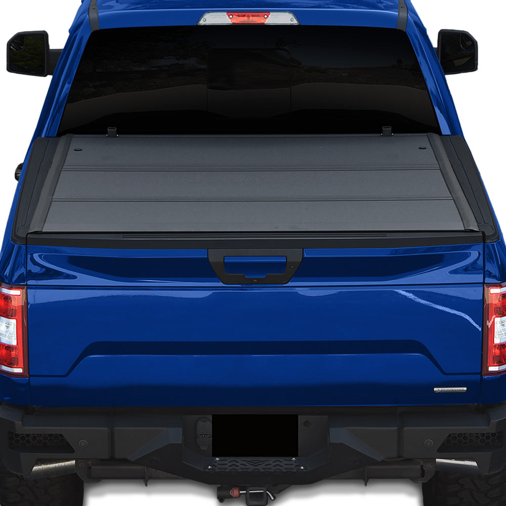 2007-2014 Chevy Silverado GMC Sierra 6.5 ft Bed Hard Tri-Fold Tonneau Cover
