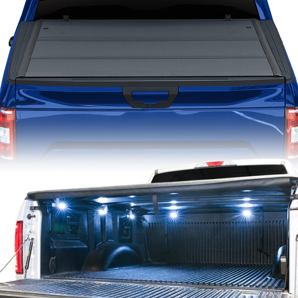2022-2026 Toyota Tundra 5.5 ft Bed Tonneau Cover Combo w/ LED Lights
