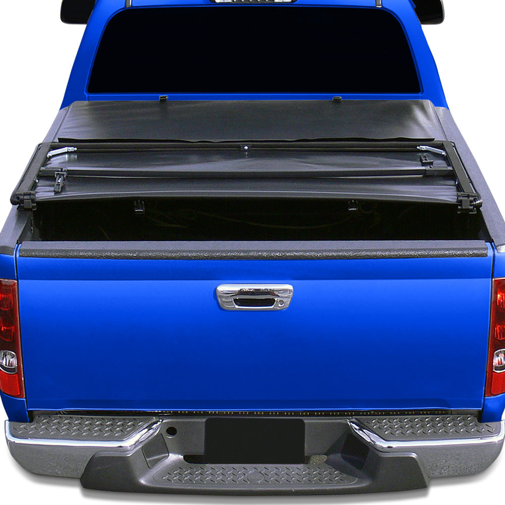2017-2024 Nissan Titan 5.5 ft Bed Soft Tri-Fold Tonneau Cover