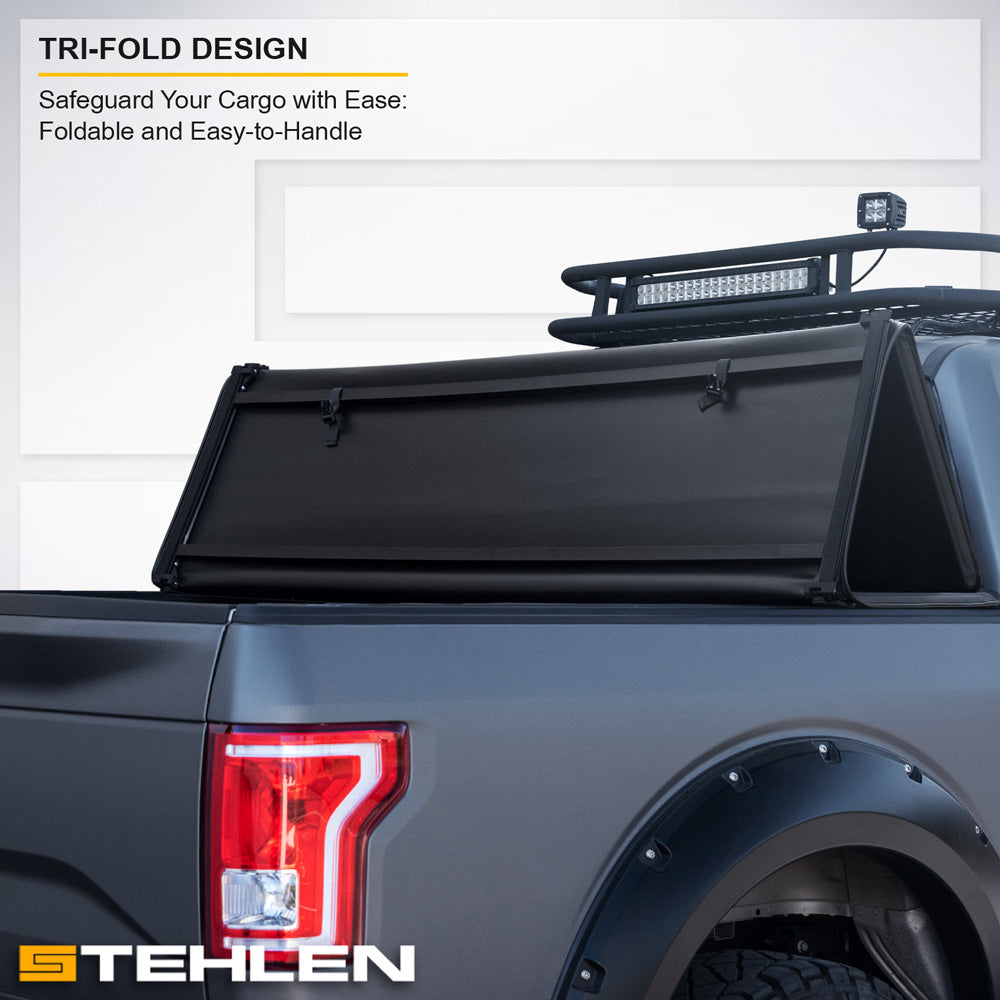 2022-2024 Ford Maverick 4.5 ft Bed Tri-Fold Tonneau Cover