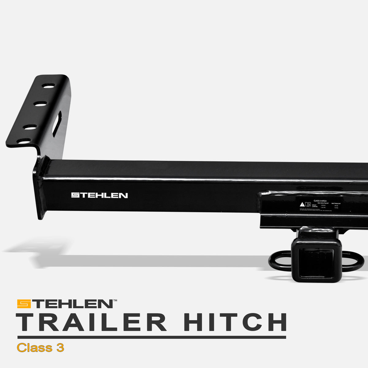 1984-2001 Jeep Cherokee Class 3 Trailer Hitch - Black