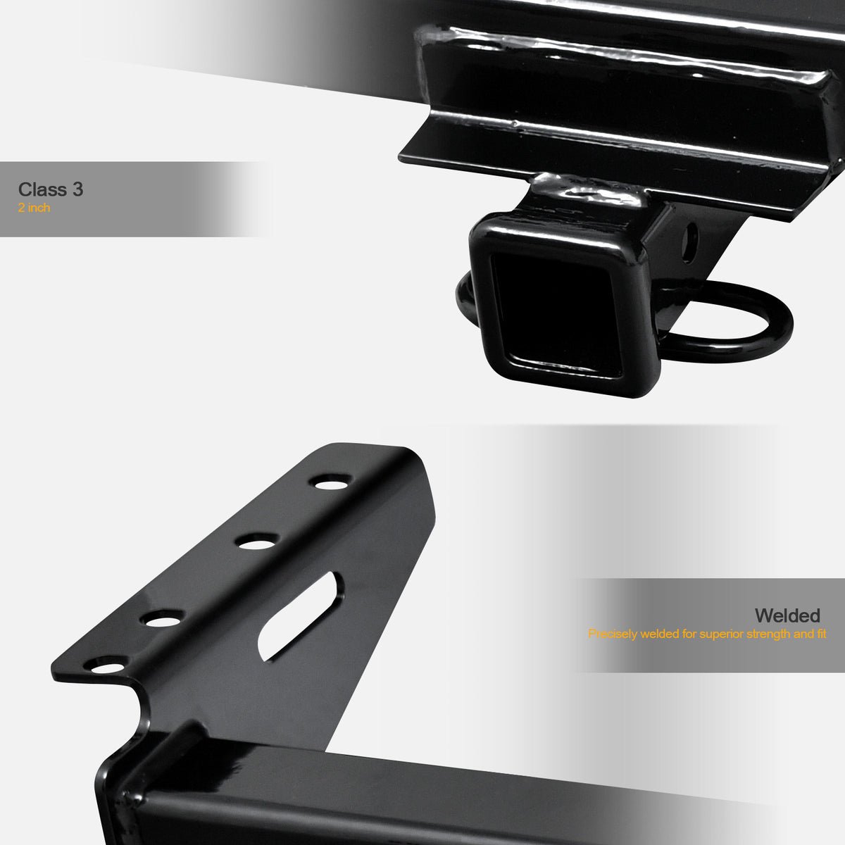 1984-2001 Jeep Cherokee Class 3 Trailer Hitch - Black