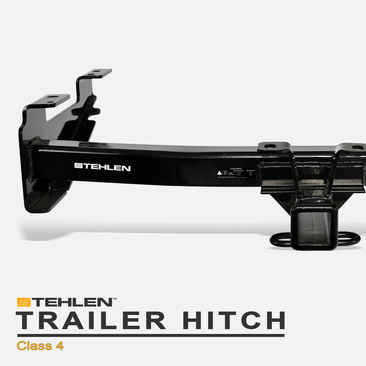 2001-2010 Chevrolet Silverado & GMC Sierra 2500 HD/3500 HD Class 4 Trailer Hitch Black
