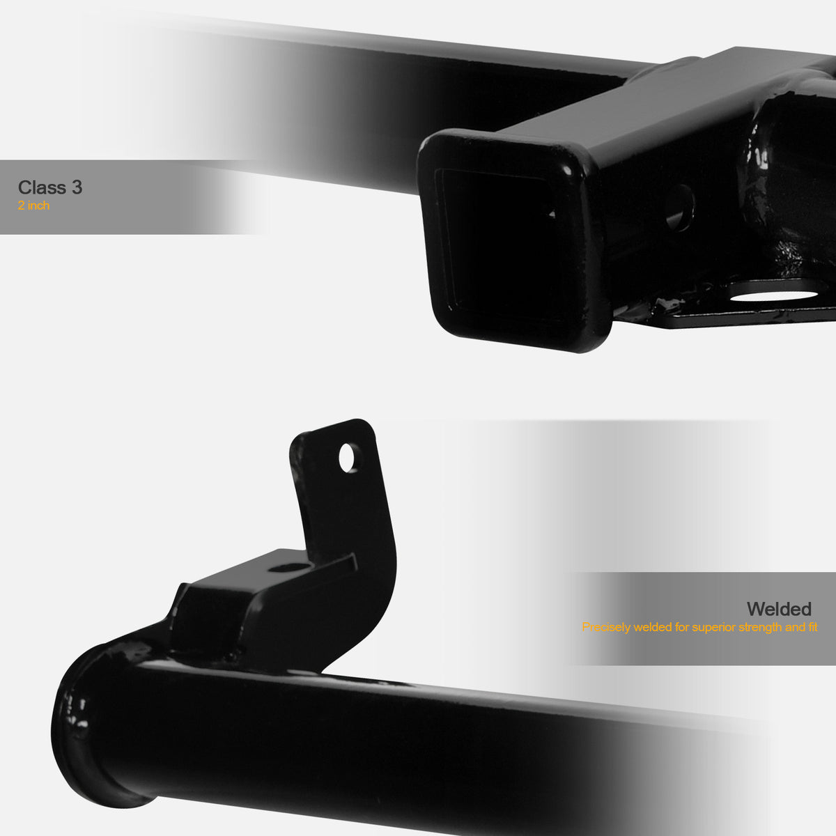 1997-2006 Jeep Wrangler Class 3 Trailer Hitch - Black